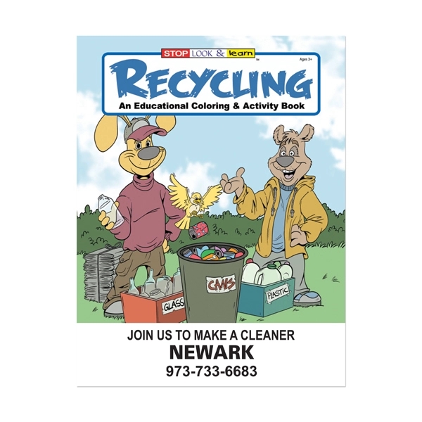 Multi color color option for Recycling Coloring Book