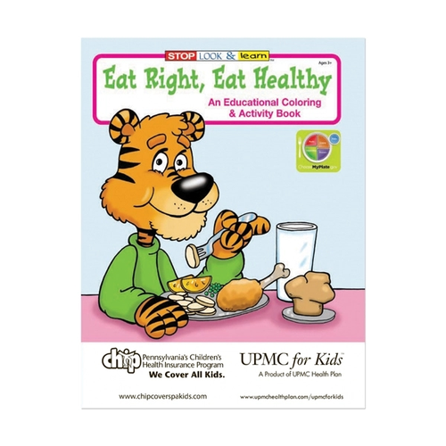 Main photo of Eat Right Eat Healthy Coloring Book