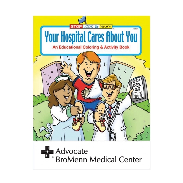 Multi color color option for Your Hospital Cares Coloring Book