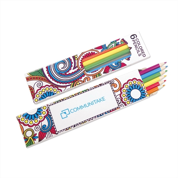 Multi color color option for 6 Pack Colored Pencils