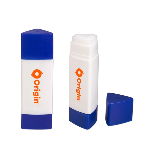 Blue-White color option for Triangle Glue Stick
