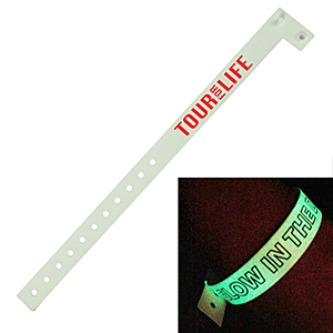 Photo of Glow Vinyl Wristband