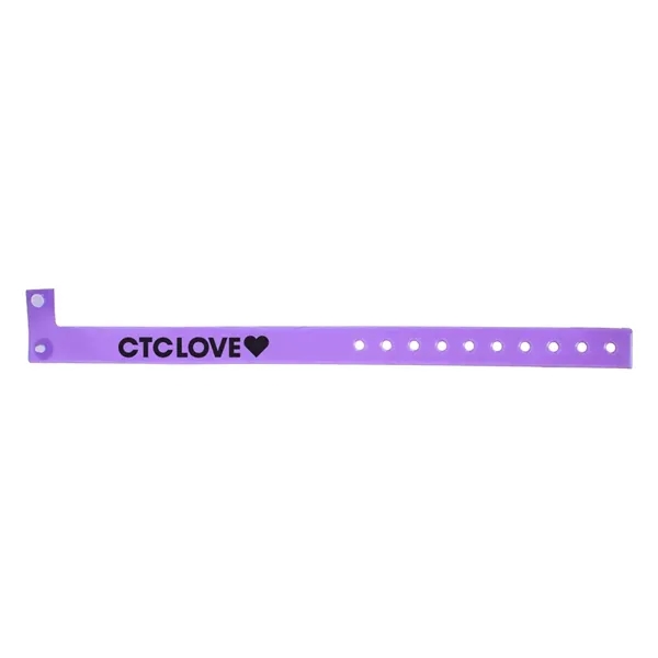 Purple color option for Translucent Vinyl Wristband