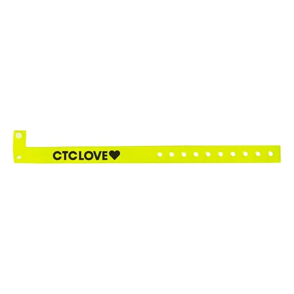 Yellow color option for Translucent Vinyl Wristband