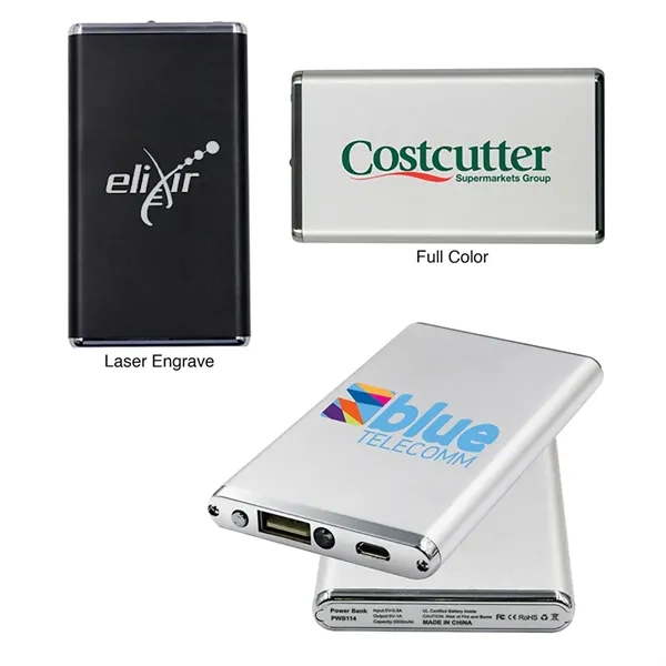 Group color option for 3000 M Ah Power Bank