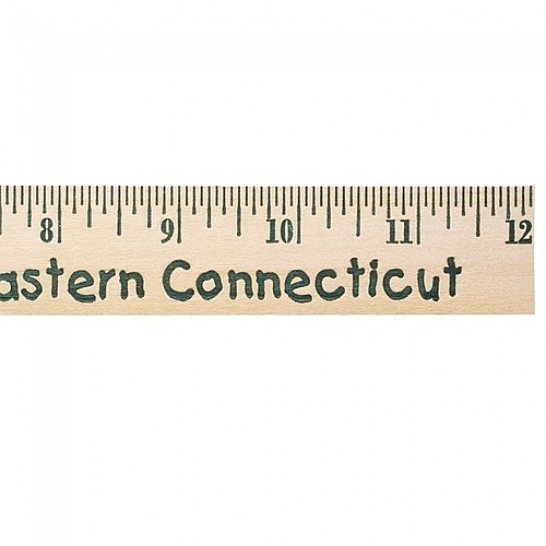 Main photo of 12" Natural Finish Wood Ruler   English Scale