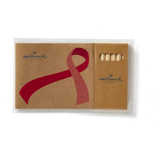 Main photo of Awareness Ribbon Adult Coloring Book & 6 Color Pencil Set To Go