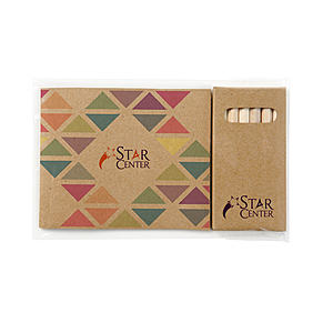 Photo of Custom Cover Adult Coloring Book & 6 Color Pencil Set To Go