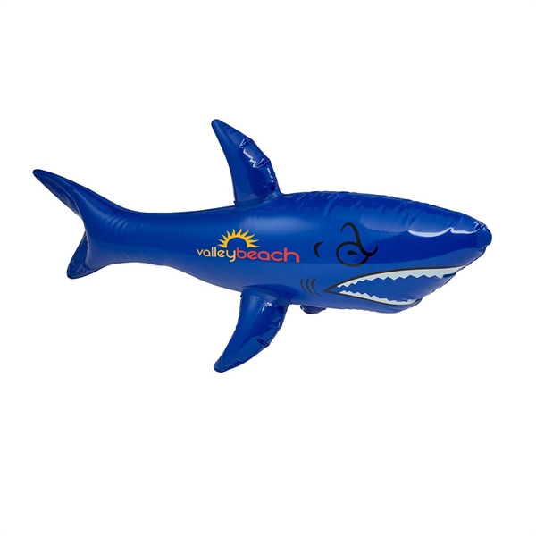Blue color option for 23" Inflatable Shark