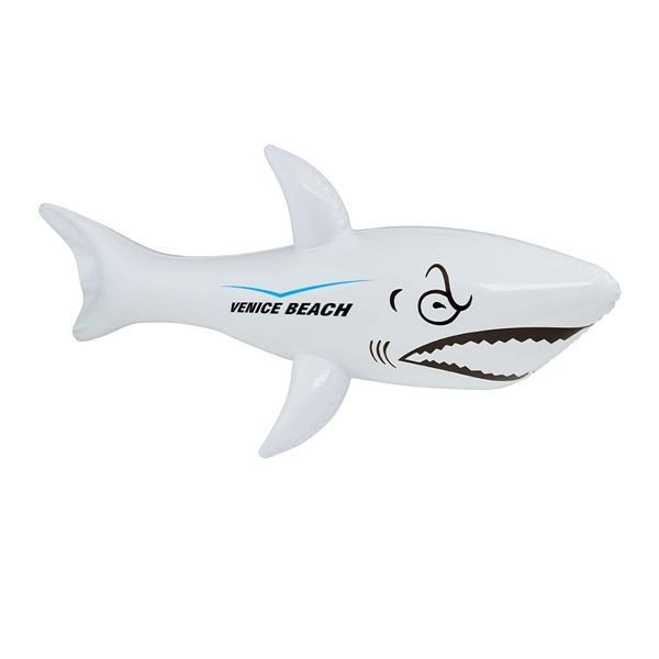 White color option for 23" Inflatable Shark