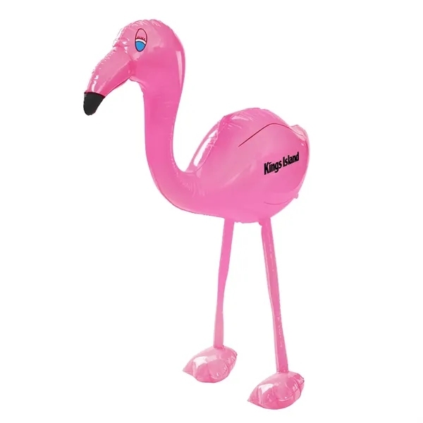 Pink-Black color option for 27" Inflatable Flamingo