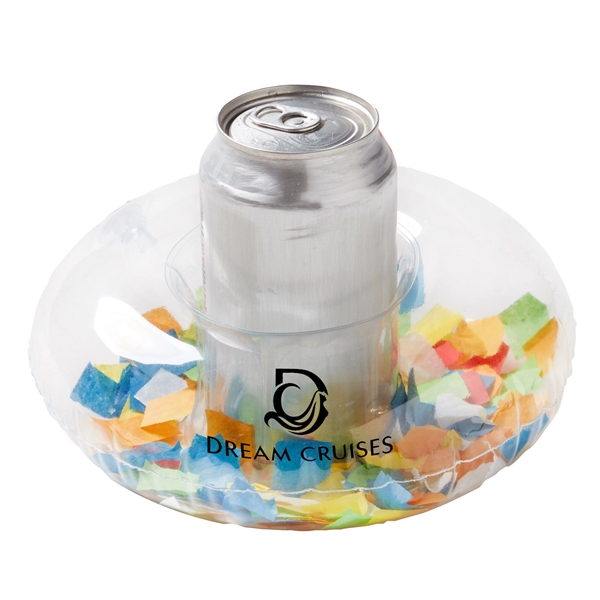 Multi color color option for Inflatable Confetti Filled Coaster