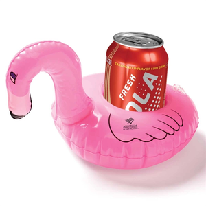 Photo of Inflatable Pink Flamingo Beverage Coaster