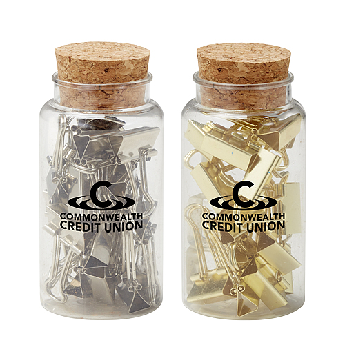 Photo of Binder Clips In Jar