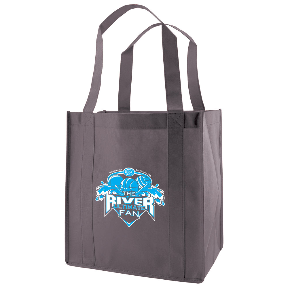 Charcoal color option for Grocery Tote 12 X 8 X 13