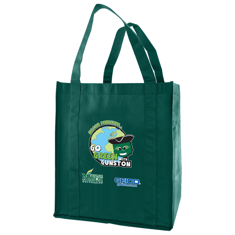 Dark Green color option for Grocery Tote 12 X 8 X 13