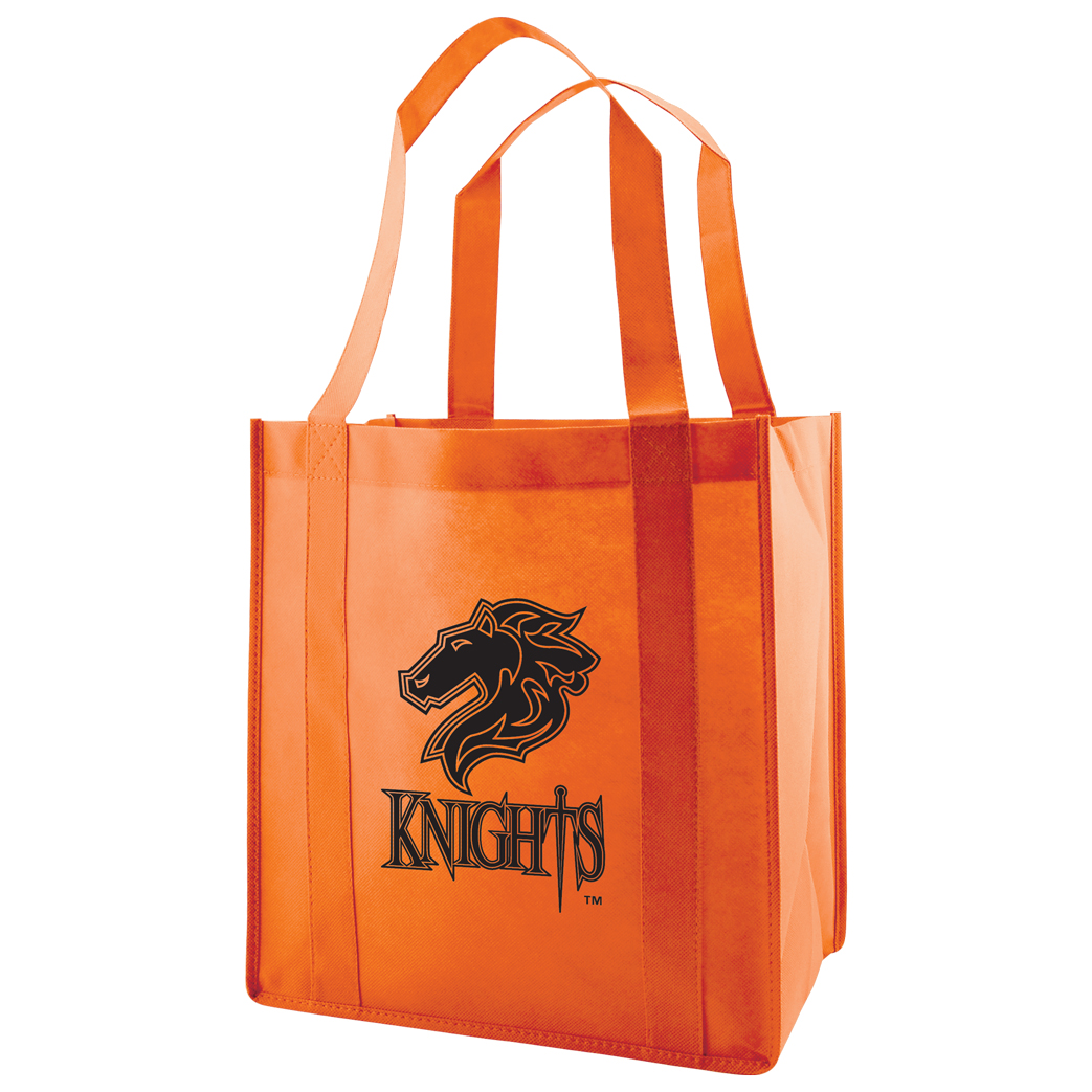 Orange color option for Grocery Tote 12 X 8 X 13