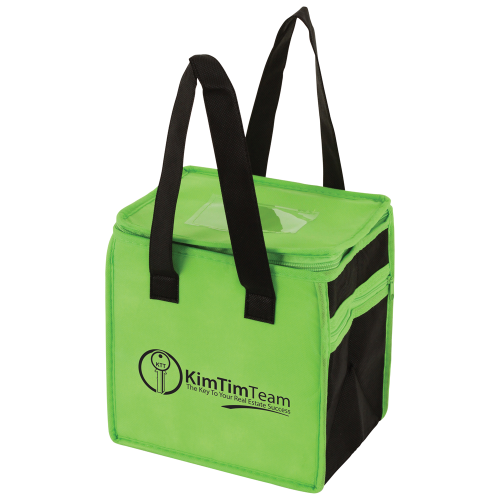 Lime Green color option for 2 Tone Lunch Tote 8 X 6 X 8.5