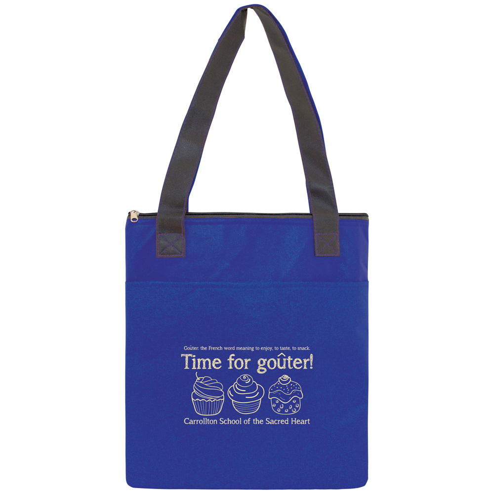 Royal Blue color option for Insulated Slim Tote 13 X 16