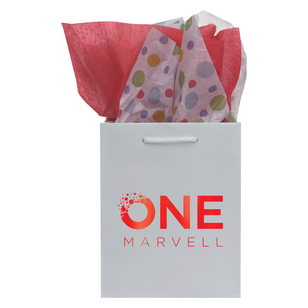 White color option for Matte Laminated Eurotote   Lite Series 8 X 4 X 10