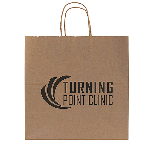 Photo of Natural Kraft Shopping Bag 13 X 7 X 13