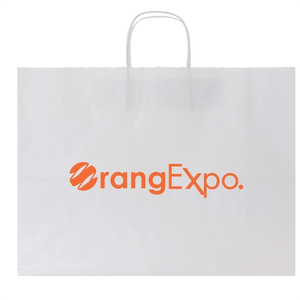 Photo of White Kraft Shopping Bag 16 X 6 X 12