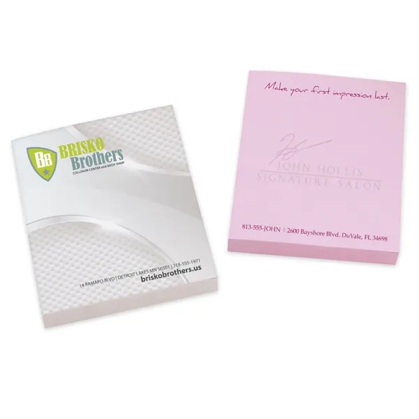 White color option for Bic 2 3/4" 3" Adhesive Notepad, 25 Sheet