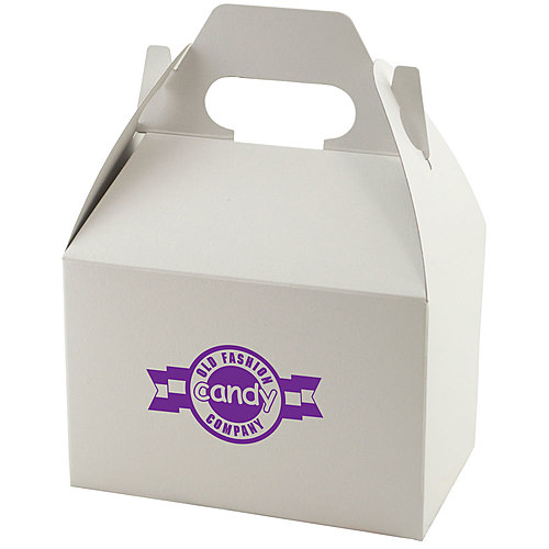 Photo of Gable Box   White Gloss 6 X 4 X 4