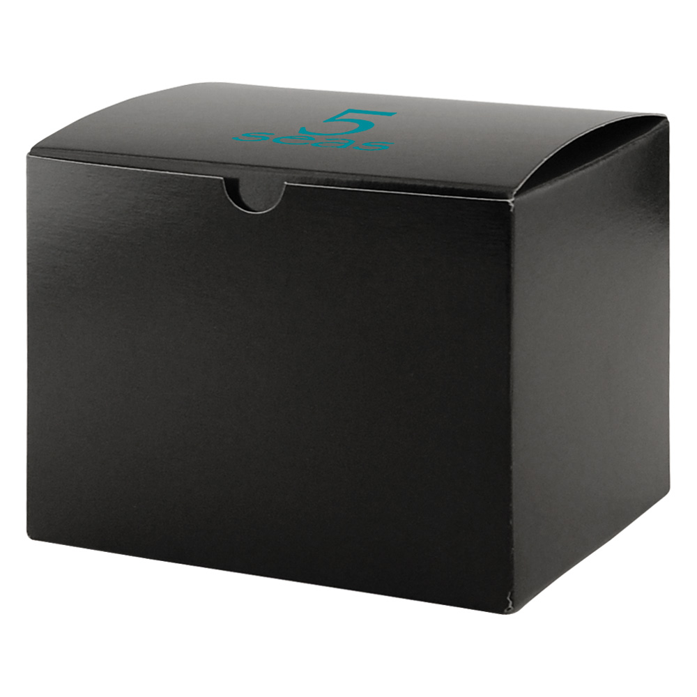 Black color option for Fold Up Gift Box   Color Gloss 6 X 4.5 X 4.5