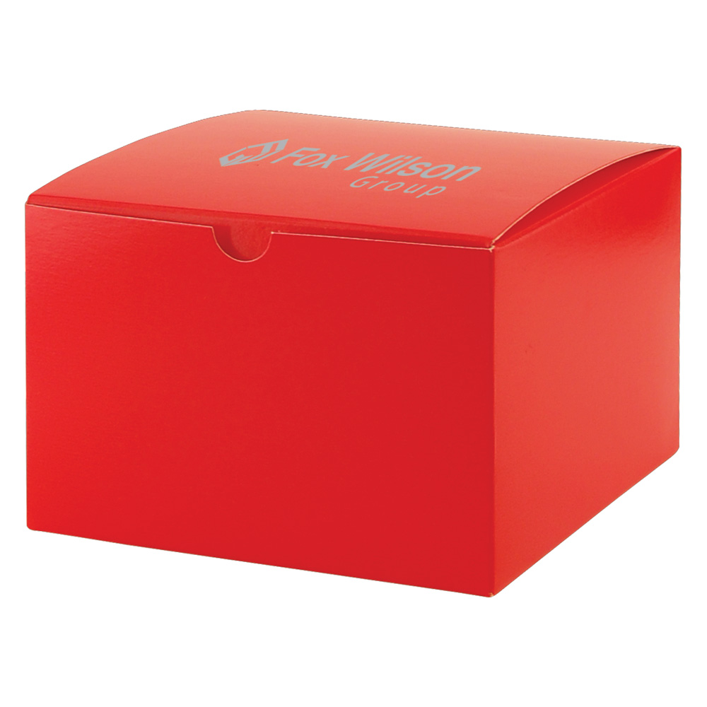 Red color option for Fold Up Gift Box   Color Gloss 6 X 6 X 4
