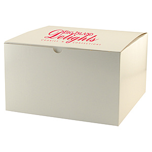 Photo of Fold Up Gift Box   Frost White Gloss 10 X 10 X 6