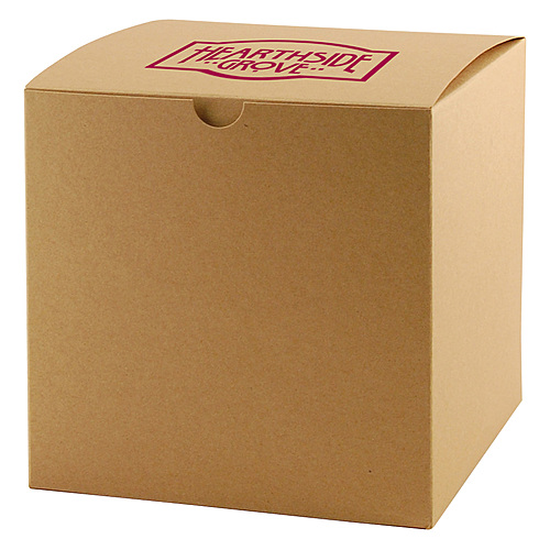 Photo of Fold Up Gift Box   Natural Kraft 7 X 7 X 7