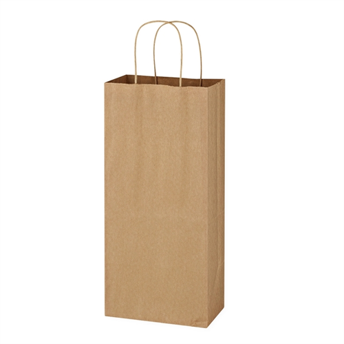 Main photo of Kraft Paper Brown Wine Bag   5.25" X 13"