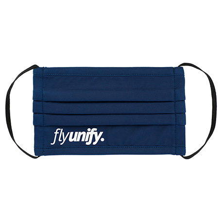 Board Short Blue color option for U Pleated Eco Mask