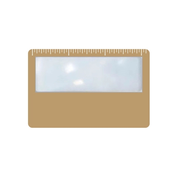 Gold color option for Credit Card Magnifier With Ruler