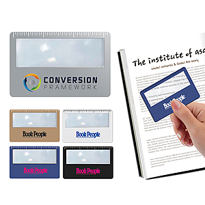 Photo of Credit Card Magnifier With Ruler