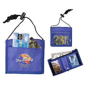 Photo of 210 D Nylon Bi Fold Neck Wallet