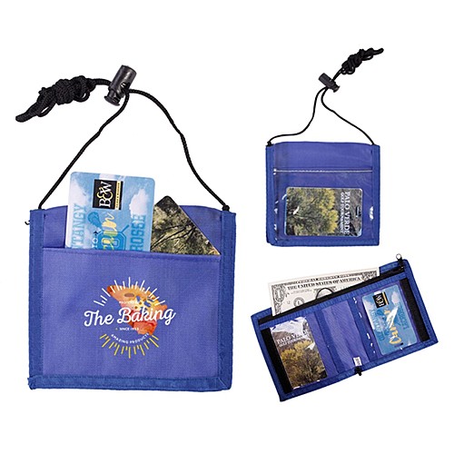 Photo of 210 D Nylon Bi Fold Neck Wallet