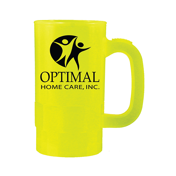 Neon Yellow color option for 14 Oz. Beer Stein
