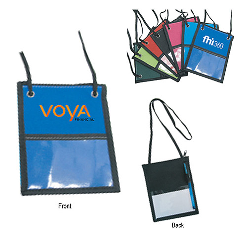 Photo of 600 D Polyester Trade Show Badge Holder