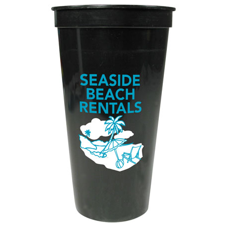 Black color option for 24 Oz. Stadium Cup Blank