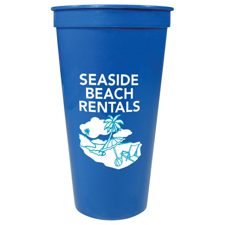 Blue color option for 24 Oz. Stadium Cup Blank