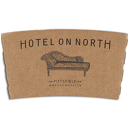 Photo of Kraft Hot Cup Sleeves   Quick Ship