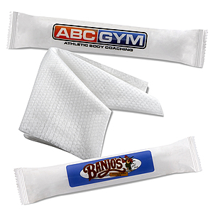 Photo of 10"X 12" Pre Moistened Synthetic Refreshment Towel   Unscented