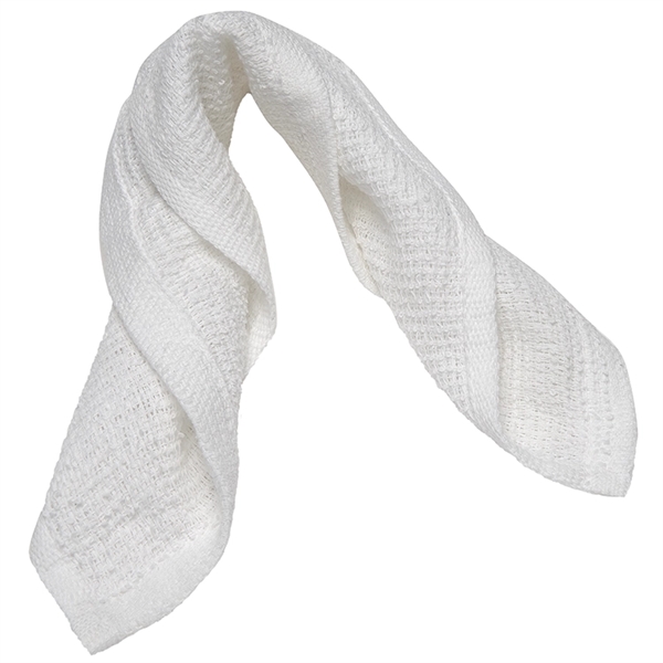 White color option for 100% Cotton, Lemon Scented, Pre Moistened Refreshment Towel