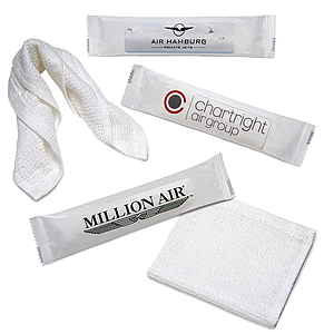 Photo of 100% Cotton, Lemon Scented, Pre Moistened Refreshment Towel