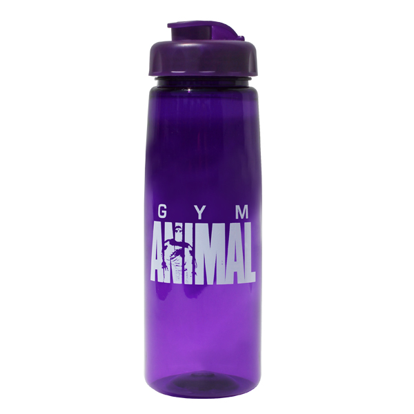 Transparent Purple color option for 30 Oz. Poly Saver Pet Bottle With Flip Top Cap