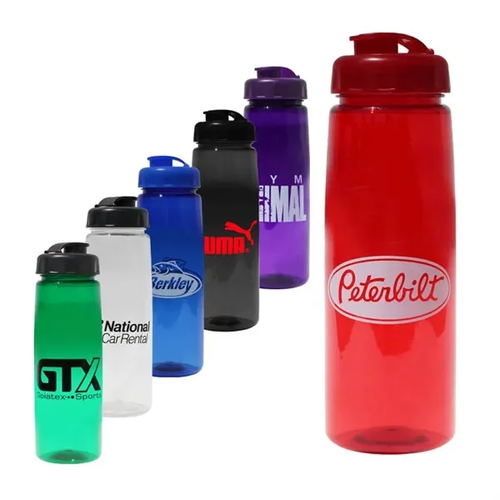 Main photo of 30 Oz. Poly Saver Pet Bottle With Flip Top Cap