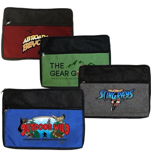 Photo of Double Zipper Accessory Bag, Full Color Digital