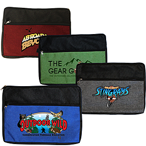 Photo of Double Zipper Accessory Bag, Full Color Digital